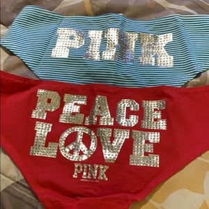 Pack of 2 Victoria Secret bling panties